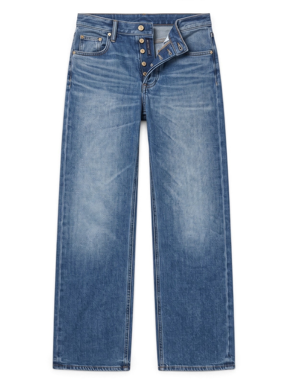 Lucky Brand High Rise Wide Leg Jeans Blue Size 0/25 NWOT